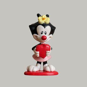 10/$25 Vintage 1997 Animaniacs Dot PVC Figure Valentine’s Promo for Elmer’s